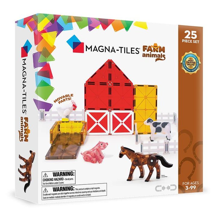 Farm Animals 25-Piece Set | Magna Tiles