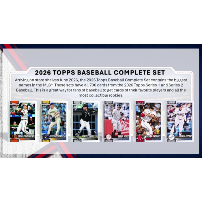 2026 Topps Factory Set Baseball (Box) (Presell)