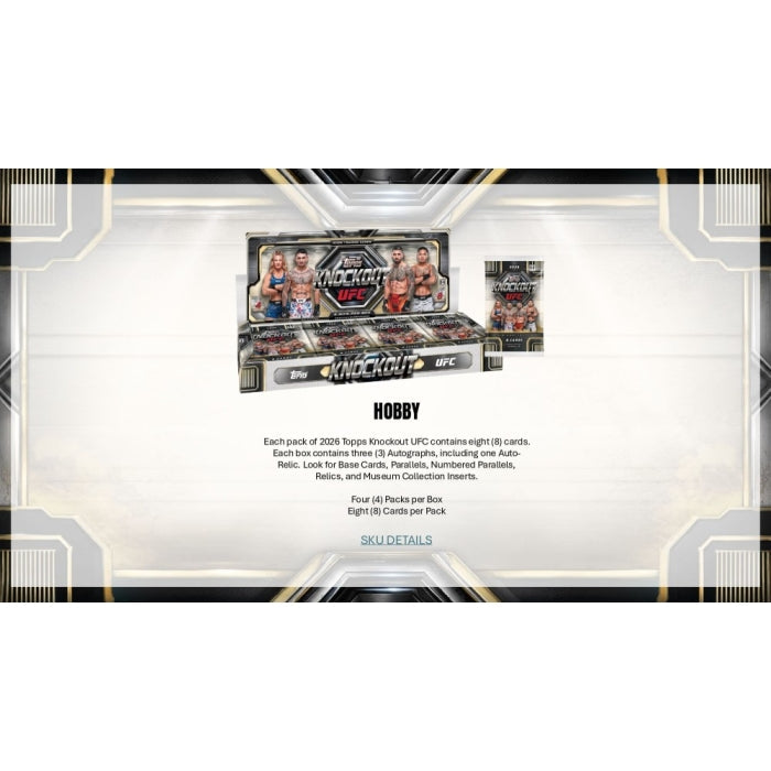 2026 Topps Knockout UFC Hobby Box