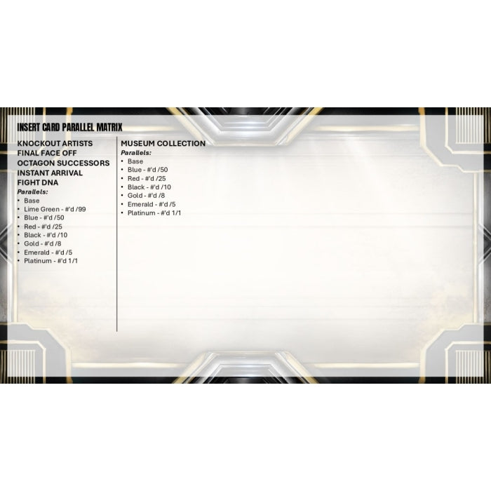 2026 Topps Knockout UFC Hobby Box