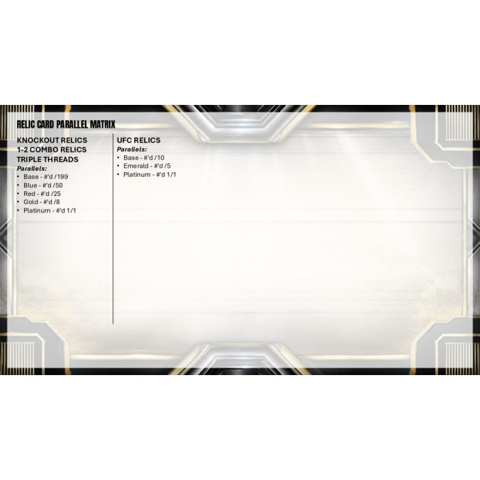 2026 Topps Knockout UFC Hobby Box