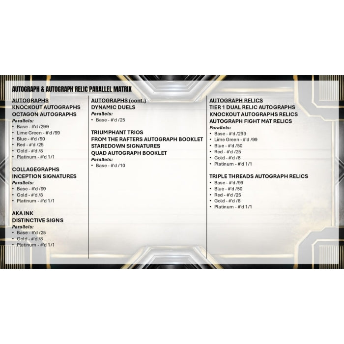 2026 Topps Knockout UFC Hobby Box