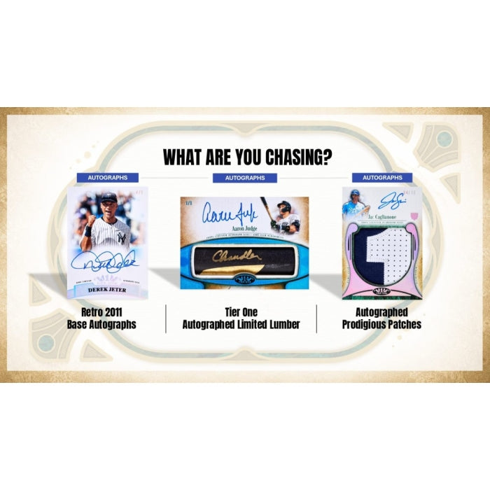 2026 Topps Tier One Baseball Hobby 12-Box Case