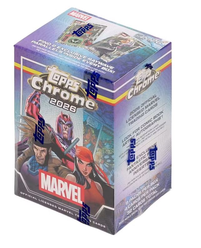 2026 Topps Marvel Comics Chrome Blaster Box