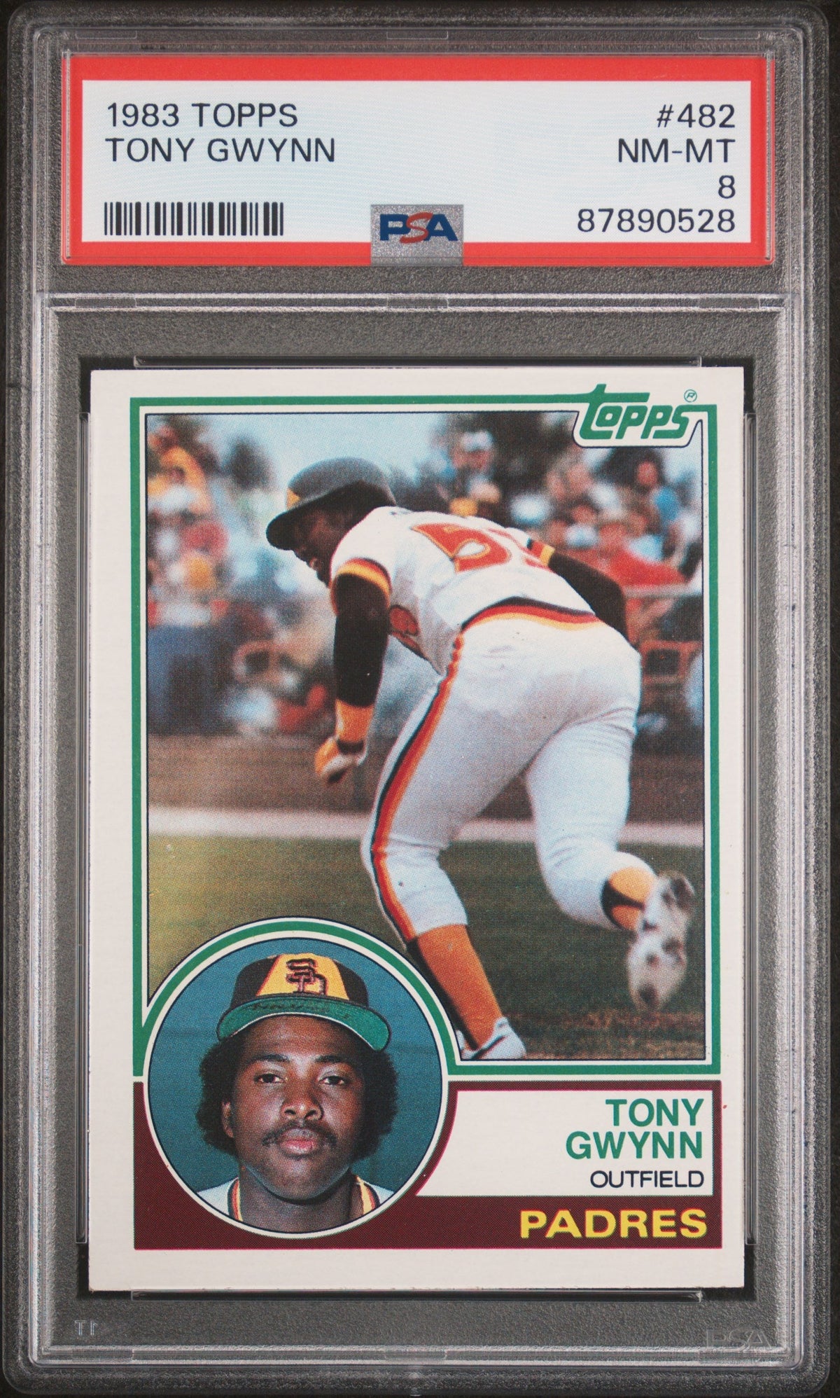 1983 Topps #482 Tony Gwynn PSA 8 (528)