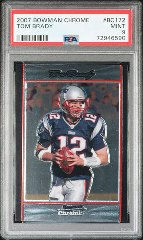 2007 Bowman Chrome #BC172 Tom Brady PSA 9 (590)