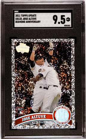 2011 Topps Update #US132 Jose Altuve Diamond Anniversary (Small Crack) SGC 9.5