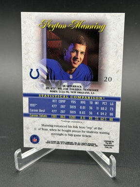 1998 Topps Gold Label #20 Peyton Manning Rookie Class 1