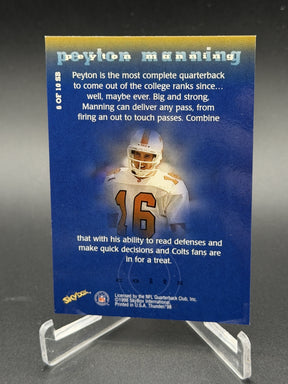 1998 SkyBox Thunder #6 SB Peyton Manning Rookie RC StarBurst