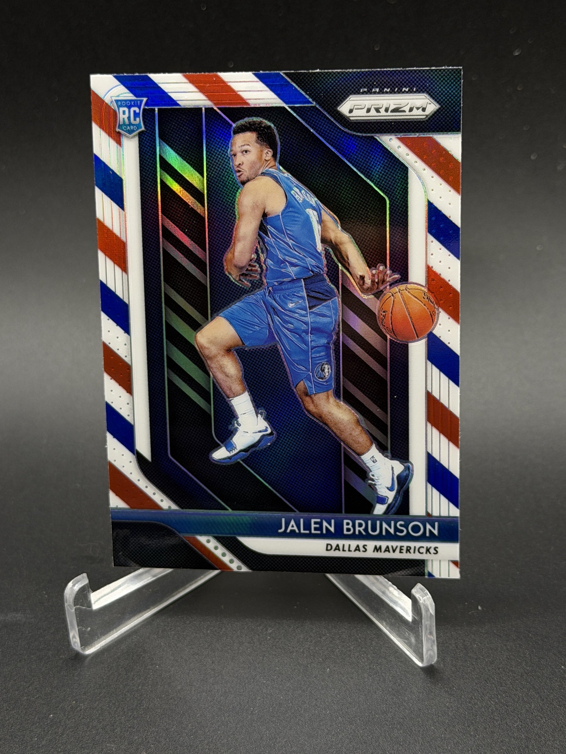 2018-19 Panini Prizm #250 Jalen Brunson Rookie RC Red White and Blue