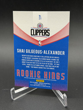 2018-19 Donruss #21 Shai Gilgeous-Alexander Rookie Kings