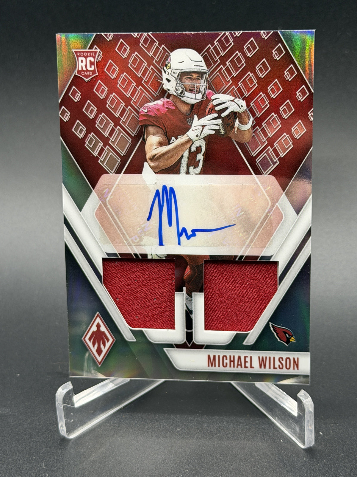 2023 Panini Phoenix #RAD-MW Michael Wilson RPS Rookie Auto Dual Jersey #/199