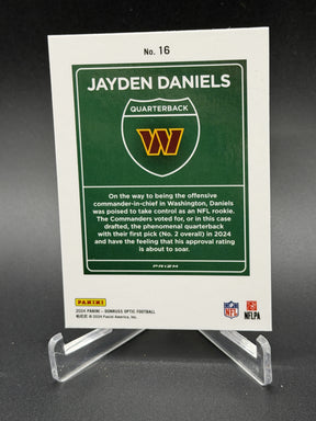 2024 Donruss #16 Jayden Daniels Rookie RC Downtown