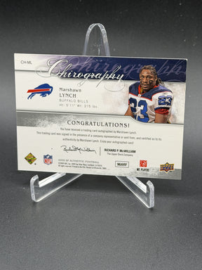 2009 SP Authentic #CH-ML Marshawn Lynch Chirography