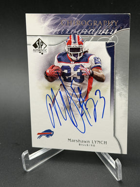 2009 SP Authentic #CH-ML Marshawn Lynch Chirography